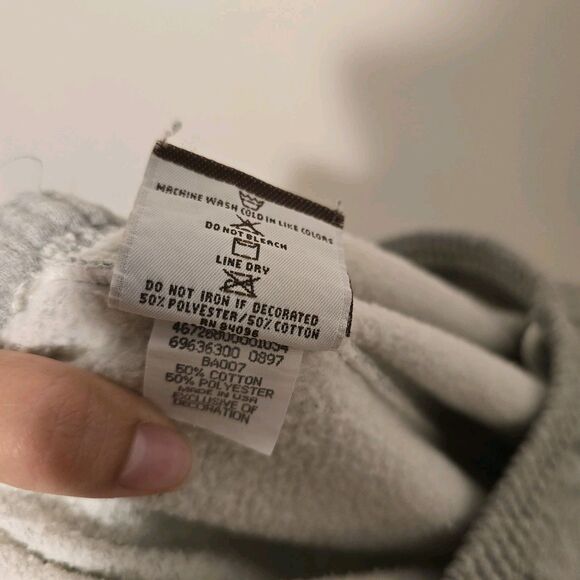 Vintage University of Michigan Sweatpants Medium Men Gray Blue Yellow Maize USA - Picture 10 of 10